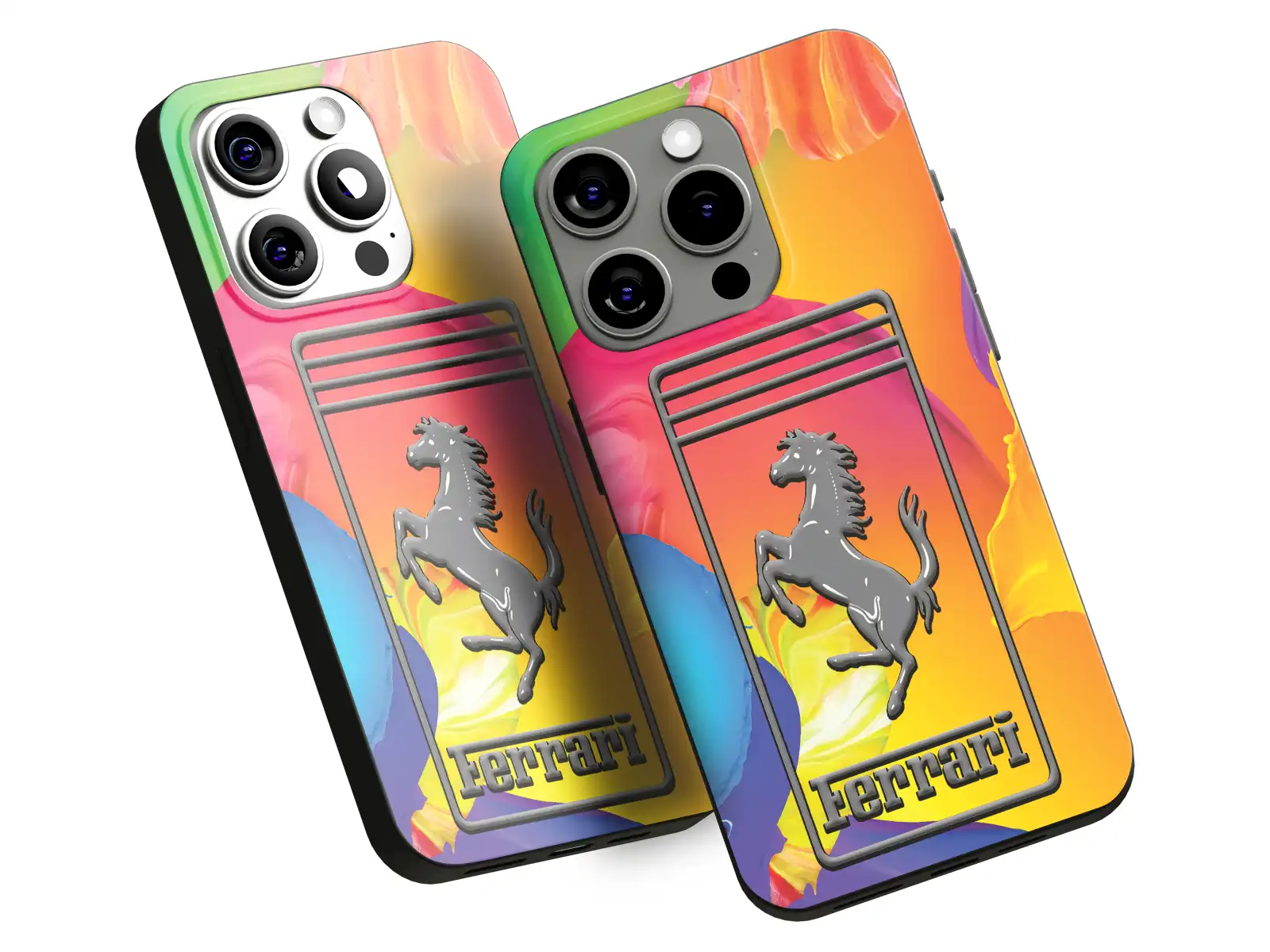 Ferrari Coque Silicone Smartphone Sensation Moderne Pure